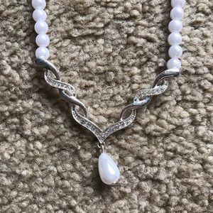 Necklace, bracelet and earrings